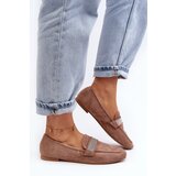 Boto Women's Moccasins with Zircons Light Brown Ralrika | ePonuda.com