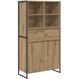  Kreveta 2 pcs Umjetnička hrastovina 81 x 36 x 150.5 cm | Eponuda.ba