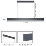  Brilagi - LED luster na sajli SLIMLINE LED/40W/230V 3000-6000K antracit+DO sa prigušiva | Eponuda.com