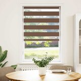 vidaXL Zebra senčilo rjave 80x150 cm tkanina širina 75,9cm poliester, (22047032) | Shoptok.si
