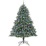 vidaXL Umestno božično drevo med 300 LED Zelena 160 x 160 x 240 cm | Shoptok.si