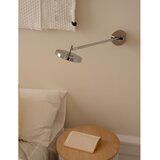UMAGE LED zatemnitvena stenska svetilka z upogljivo konstrukcijo z vtikačem v sijajno srebrni barvi ø 15 cm Asteria Wall Long – | Shoptok.si