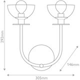 Elstead Lighting STENSKA SVETILKA Alora Mood 40 W 220-240 V E27 | Shoptok.si