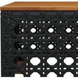  6-dijelni set vrtnih sofa s jastucima crni od poliratana Crna 55 x 55 x 36 cm | Shoptok.si