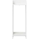  Stalak za biljke s policom 2 pcs Bijeli 30 x 30 x 80 cm | shoptok.hr