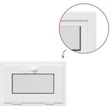  Prozor za podrum RISOR 60 x 40 cm PVC i staklo Bijela | shoptok.hr