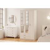 Hanah home Rb-176 matte white wardrobe Cene
