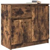 vidaXL Komoda s ladicama dimljenog hrasta 71x35x65cm konstruirano drvo | shoptok.hr