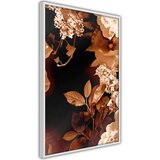 Poster - Flower Decoration in Sepia 40x60 | shoptok.hr