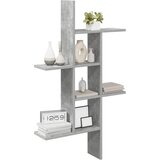  Polica na zidu Betonska siva 61 x 15 x 102 cm Konstruirano drvo | shoptok.hr
