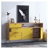 Woody Fashion Komoda LIORA 140x86x40cm Hrast-žuta | Eponuda.ba