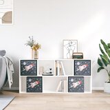  Sklopive kutije za pohranu 4 kom sive 32x32x32 cm od tkanine | shoptok.hr