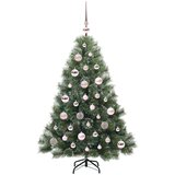 vidaXL Umjetno božićno drvce s stalakom Zelena 120 cm PE i PVC | shoptok.hr