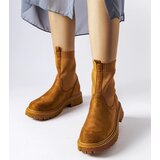 Big Star Brown eco-suede ankle boots | Shoptok.si