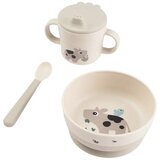 Done By Deer jedilni set foodie first meal tiny farm sand | Shoptok.si