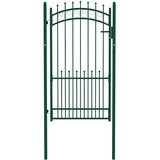  Vrata za ogradu EMMEN s šiljcima čelik 104x134,5 cm zelena | shoptok.hr