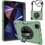 JTech Ohišje za iPad Pro 3/2/1 11" s stojalom in naramnico Zeleno, (22025524) | Shoptok.si