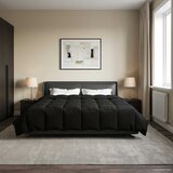  Zimska pokrivača Šonerisan Crna 220 x 240 cm Mikrovlakna | shoptok.hr