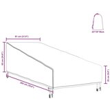 vidaXL Pokrov za vanjski namještaj 203 x 81 x 63 cm | shoptok.hr