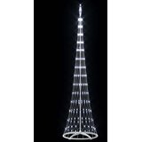  LED božićno drvce s stalakom Hladna bijela 250 cm Metal | shoptok.hr