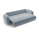 Cosmopolitan Design Prljavo plava baršunasti sklopiva/s prostorom za odlaganje sofa 262 cm Tonale – | shoptok.hr