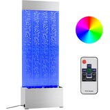  Stup s mjehurićima s RGB LED nehrđajući čelik i akril 110 cm | shoptok.hr