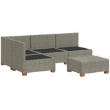  5 kom. Ratan set za opuštanje s jastučićima GENDT Kubu siva | shoptok.hr