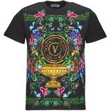 Versace Jeans Couture Majice s kratkimi rokavi GAH6SG Črna | Shoptok.si