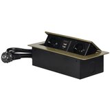 Orno Produžni kabel sa 2 x Schuko utičnice + 2 x USB, ugradbena - OR-AE-13126(GS)/BR | Eponuda.ba
