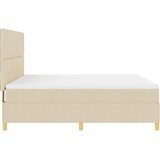  s opruga kutije s uzglavljem Krema 180 x 200 cm tkanina | shoptok.hr