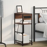 vidaXL Noćni ormar Smeđi hrast 40 x 27 x 76 cm Konstruirano drvo | shoptok.hr