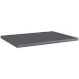 Police za knjige 4 kom visoki sjaj sive 40x30x1 5 cm od iverice - visoko sjajno siva 40 x 30 x 1.5 cm 4 | shoptok.hr
