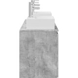  Set ormarića za kupaonicu 3 kom. Betonska siva 49,5 x 41 x 62,5 cm | Shoptok.si
