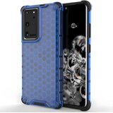  Honeycomb pancirna futrola sa silikonskim okvirom za Samsung Galaxy S21 Ultra 5G/Galaxy S30 Ultra - Plava KP10006 | Shoptok.si