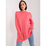 Fashion Hunters Coral long oversize sweater