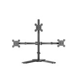 INF Stojalo za tri monitorje - brez vrtanja, 14 do 27 inch, 360°, (5000273819) | Shoptok.si