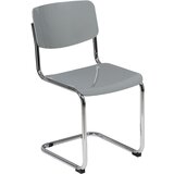 Ixia Sivi jedilni stoli v kompletu 4 ks Chrome – | Shoptok.si