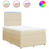  Krevet box spring s madracem krem 120 x 190 cm od tkanine | shoptok.hr