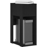 vidaXL Tower stalak za računalo s ladicom crni 30x44x74 cm Cijene