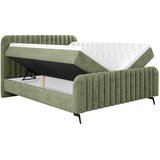 MID.YOU POSTELJA Z VZMETNICO 140 cm x 200 cm , les, tekstil, leseni material zelena | Shoptok.si