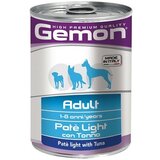Gemon light hrana za pse, tunjevina, pašteta, adult, 400g