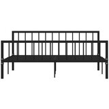  Za krevet crni metalni 180 x 200 cm | shoptok.hr