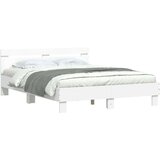  Okvir za krevet s uzglavljem bijeli 150x200cm konstruirano drvo | shoptok.hr