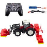 Traktor na daljinsko upravljanje s kosilicama - crveni | shoptok.hr