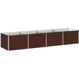  Povišeni vrtni krevet Smeđa 320 x 80 x 55 cm | shoptok.hr