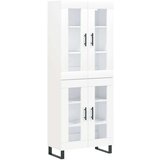 vidaXL Visoka komoda bijela 69 5x34x180 cm konstruirano drvo | shoptok.hr