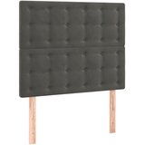  LED uzglavlje tamnosivo 80x5x118/128 cm baršunasto | Eponuda.com