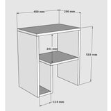 Hanah home Pomoćni stočić Yepa Sapphire Oak | ePonuda.com