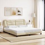  Okvir kreveta s LED-om bez madraca Hvar krem 180x200 cm Tkanina | Eponuda.com