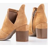 Resti Light brown women's ankle boots with Cintura cut-outs - Footwear | Eponuda.ba